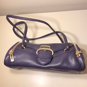 Cole Haan Eggplant Leather Purse